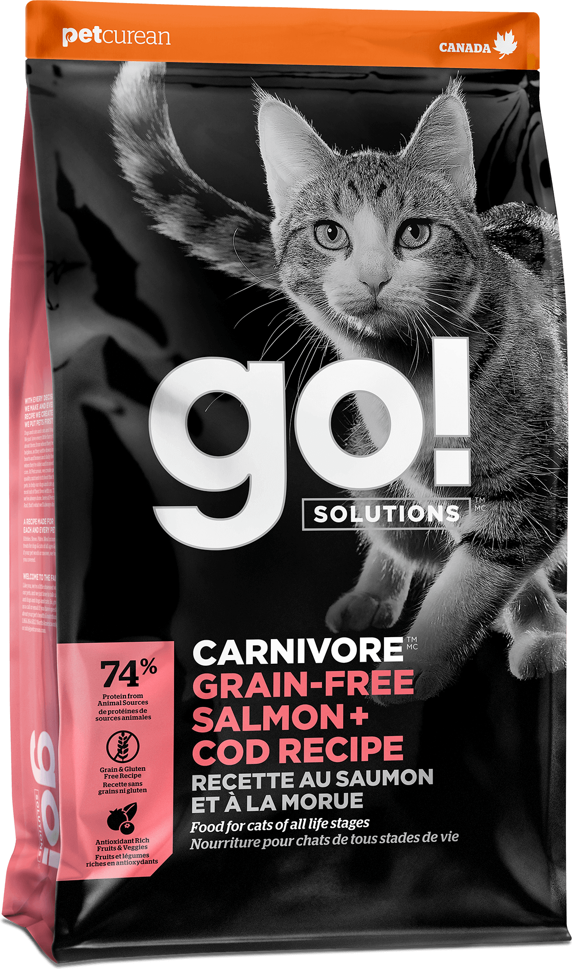 GO! Solutions Carnivore Grain-Free Salmon + Cod Recipe